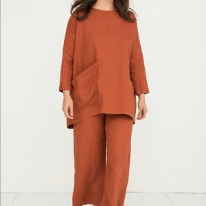Elizabeth Suzann Harper Tunic Midweight LinenTerra